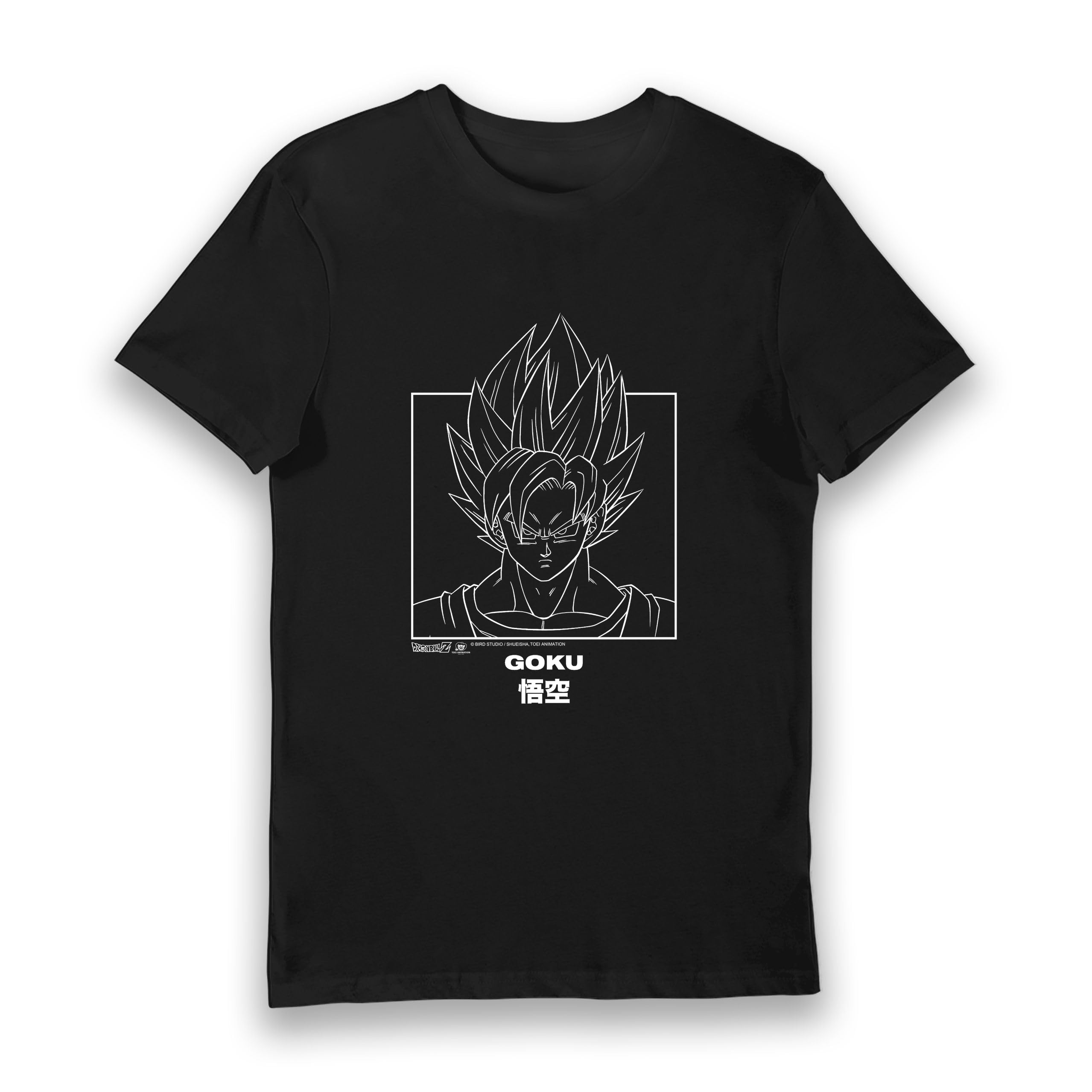 Bioworld Dragon Ball Z Goku Portrait T-Shirt Black-M
