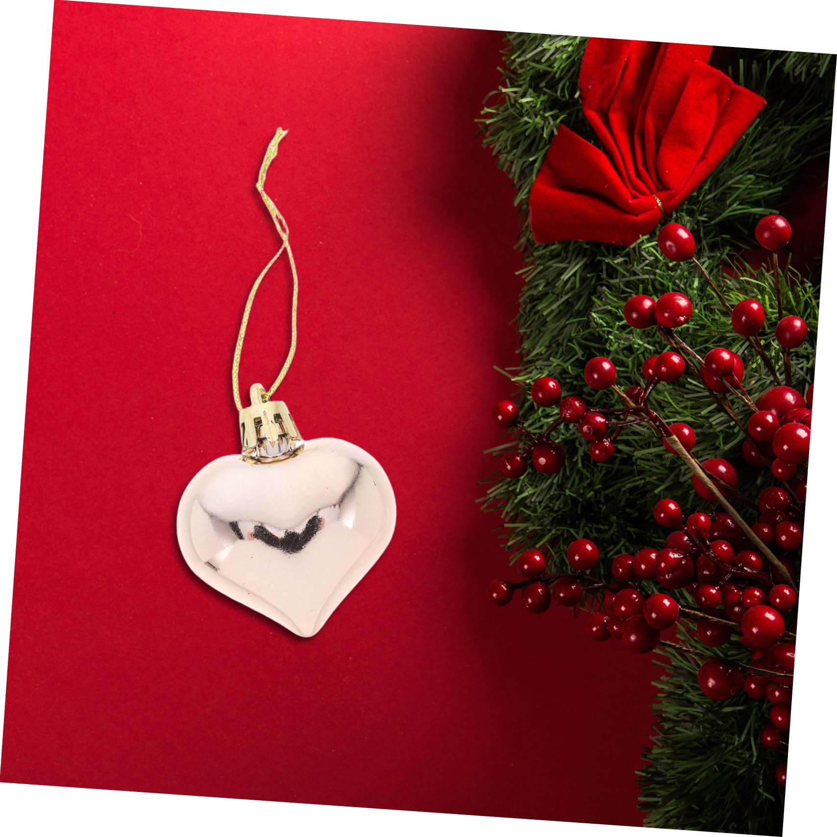 Alipis 5 Sätze Valentinstag Dekoration Wandbehänge Weihnachts Mittelstücke Weihnachtsschmuck Weihnachtsbaum Weihnachtsdekoration Weihnachtsschmuck Valentinstag Kugeln Stück * 5