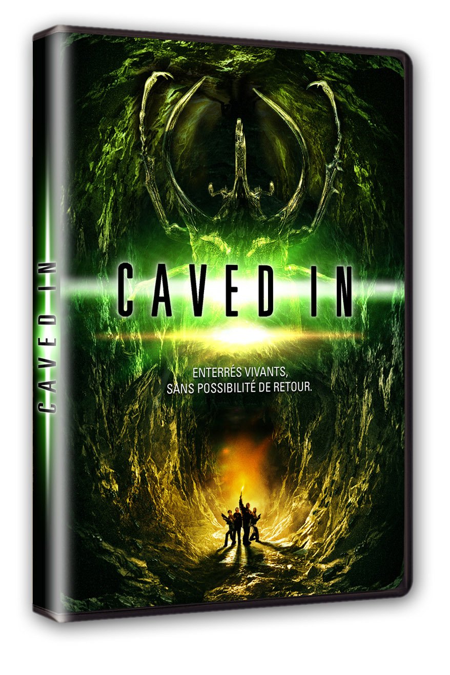 Caved In Francia DVD película de suspense subterráneo y terror de culto en físico