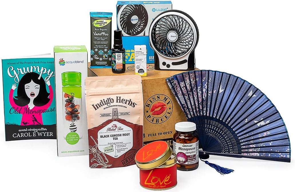 Menopause Gift Get Well Hamper, Hot Flushes Mama Boxed Care Package,