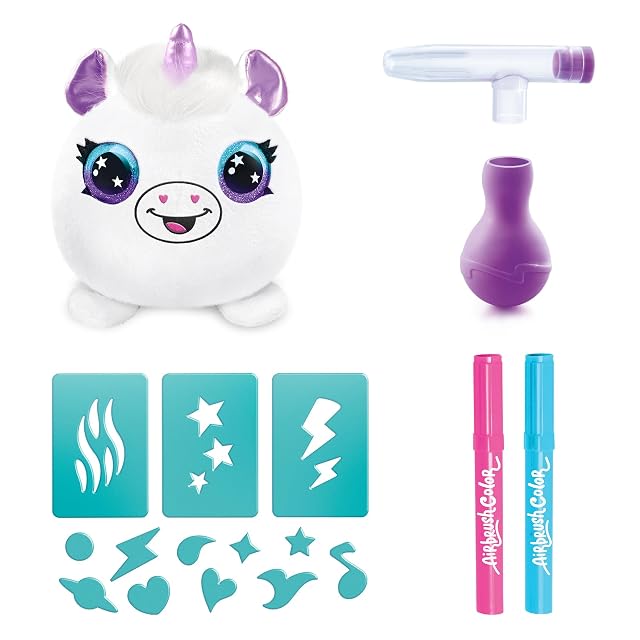 Foto 4 de 7 de Canal Toys - Airbrush Plush - Colorea tu Mascota con tu Spray, tus rotuladores y tus plantillas - OFG282