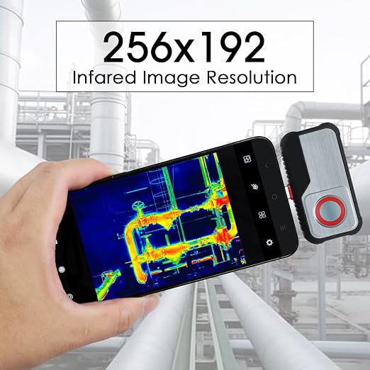 Cámara térmica para Android tipo C 256x192 IR miniatura 3