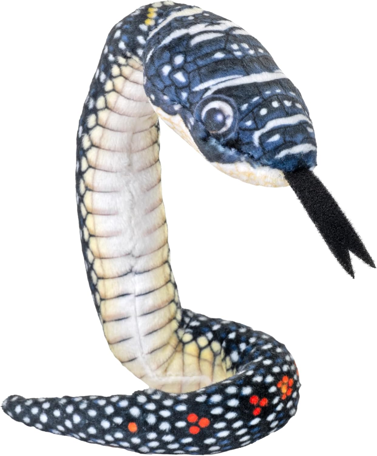 Wild Republic Coilkins Paradise Flying Snake, Stuffed Animal, 12 Inch, Plush Toy, Fill is Spun Recycled Water Bottles