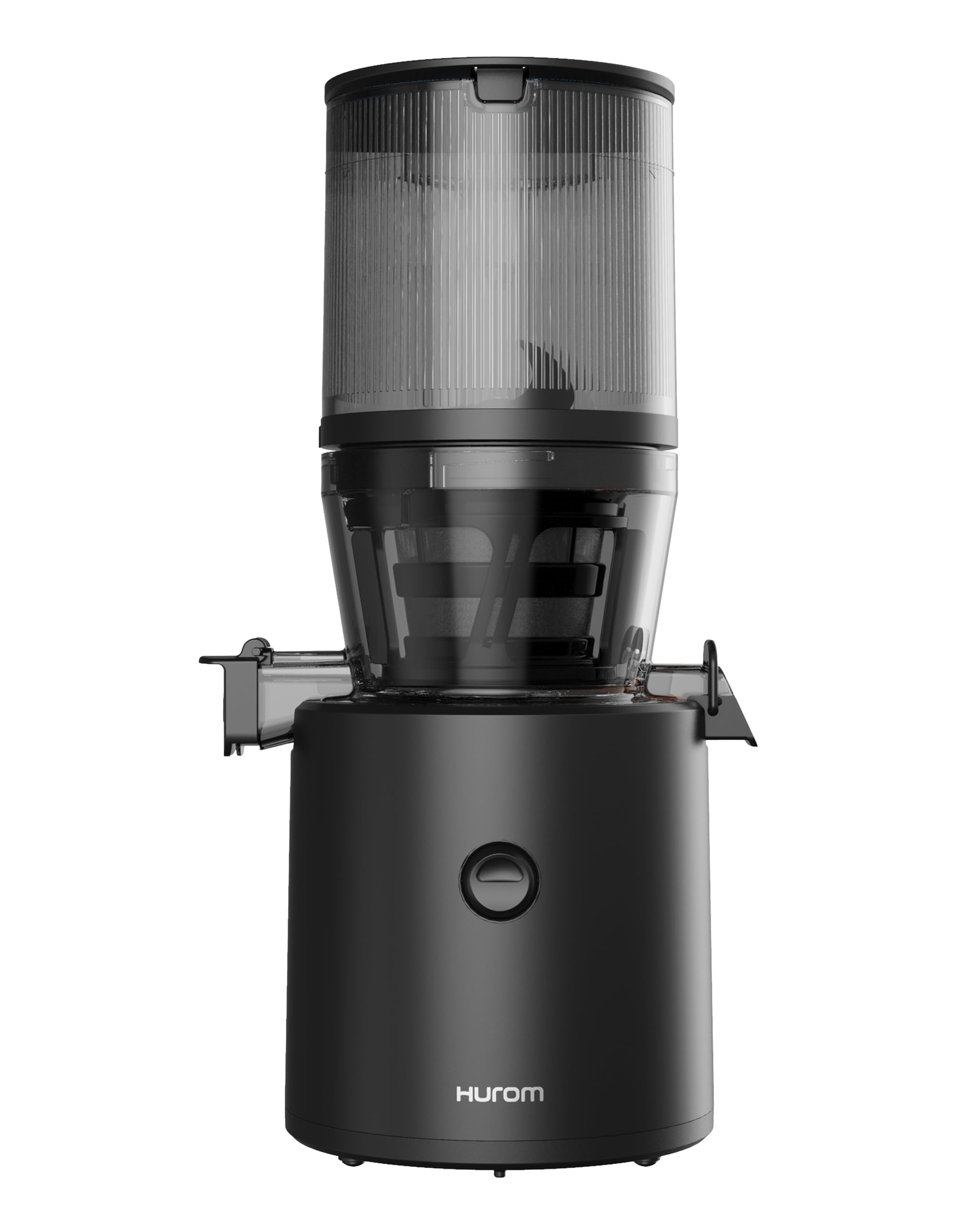 Hurom Slow Juicer | Entsafter Gemüse und Obst | H320N | Elektrische Kaltpresse | Ruhiger Motor | Leicht zu Reinigen mit Großem Behälter und Siebfilter 2L | 200 Watt | BPA Frei | Schwarz