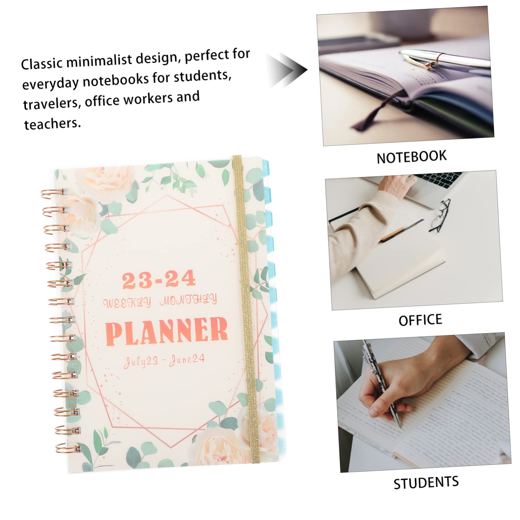 NUOBESTY 5 Pezzi 2023 Agenda Book Multi Book Display Stand Coperchio Estensibile Estensione Per Libreria Sitar Duvet Tuner Spanner Artificial Jam Scrunchie Supporto Per Libri Da Tavolo