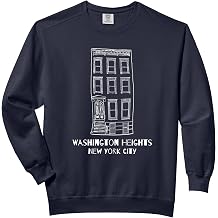 Washington Heights Manhattan NYC Brownstone Comfort Colors Adult Sweatshirt