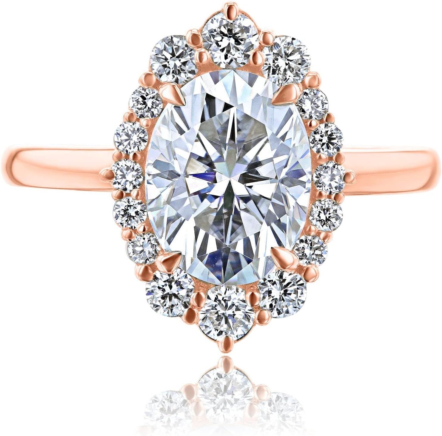 Kobelli 2.5 ct tw Kobelli Moissanite (DEF/VS) Ophelia Engagement Ring