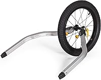 Vista 1 de Kit Jogger para Bicicleta, Aluminio, Negro/Plata, 16 pulgadas