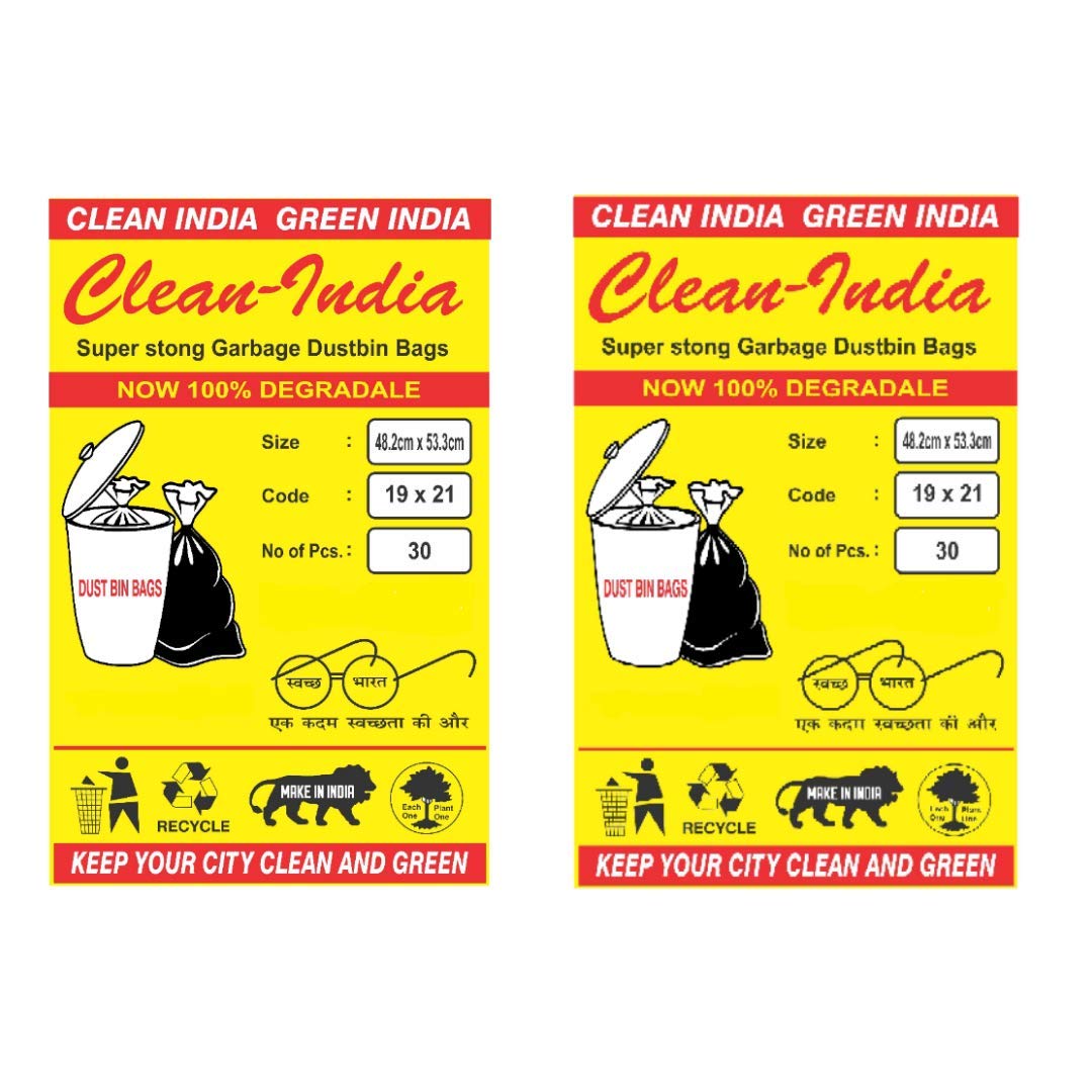 Clean India Garbage Bags - Medium Size -14
