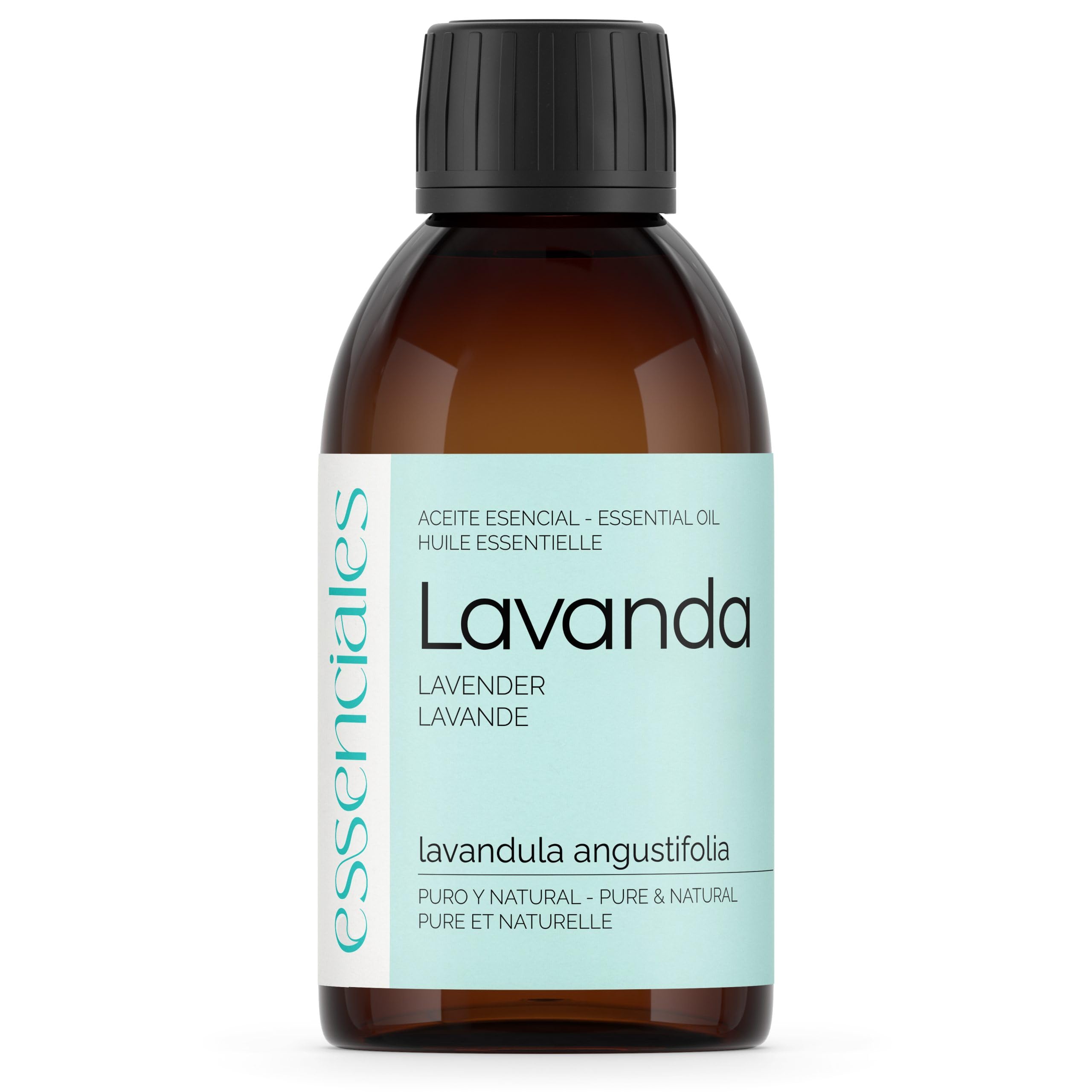 Ätherisches Lavendelöl 100% rein - Natürliches Therapieöl - 200 ml ESSENCIALES