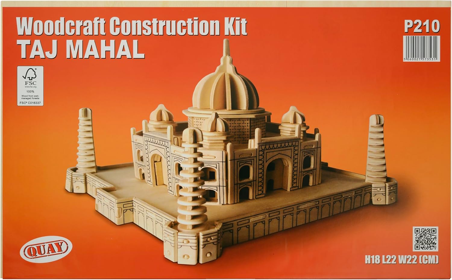 Taj Mahal QUAY Woodcraft Construction Kit FSC