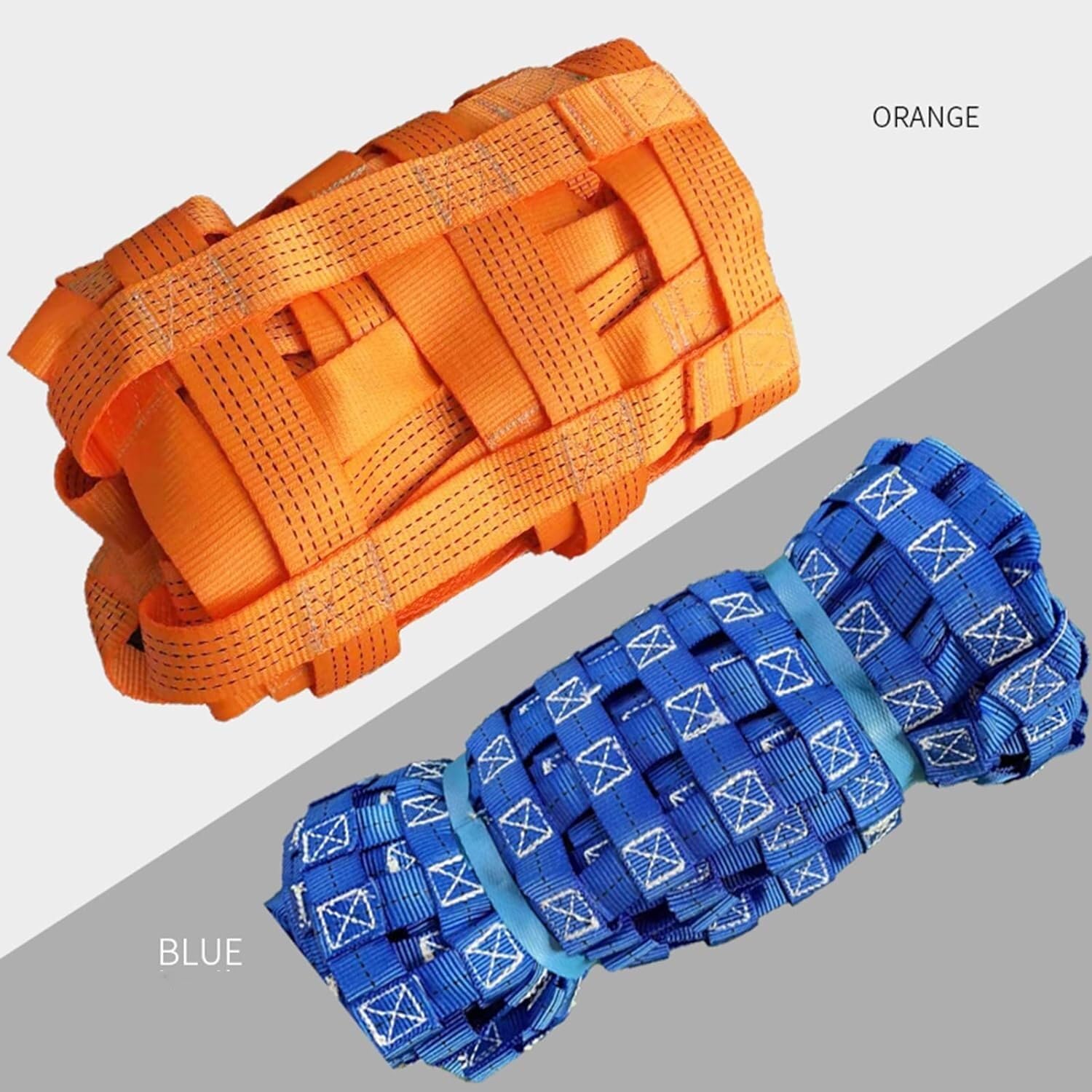 Correas de manipulación, Redes de elevación, Redes de elevación de poliéster, Bolsas de elevación de Carga para Cargar y descargar Cargas Pesadas, Redes de Eslinga de Nailon Resistentes al d