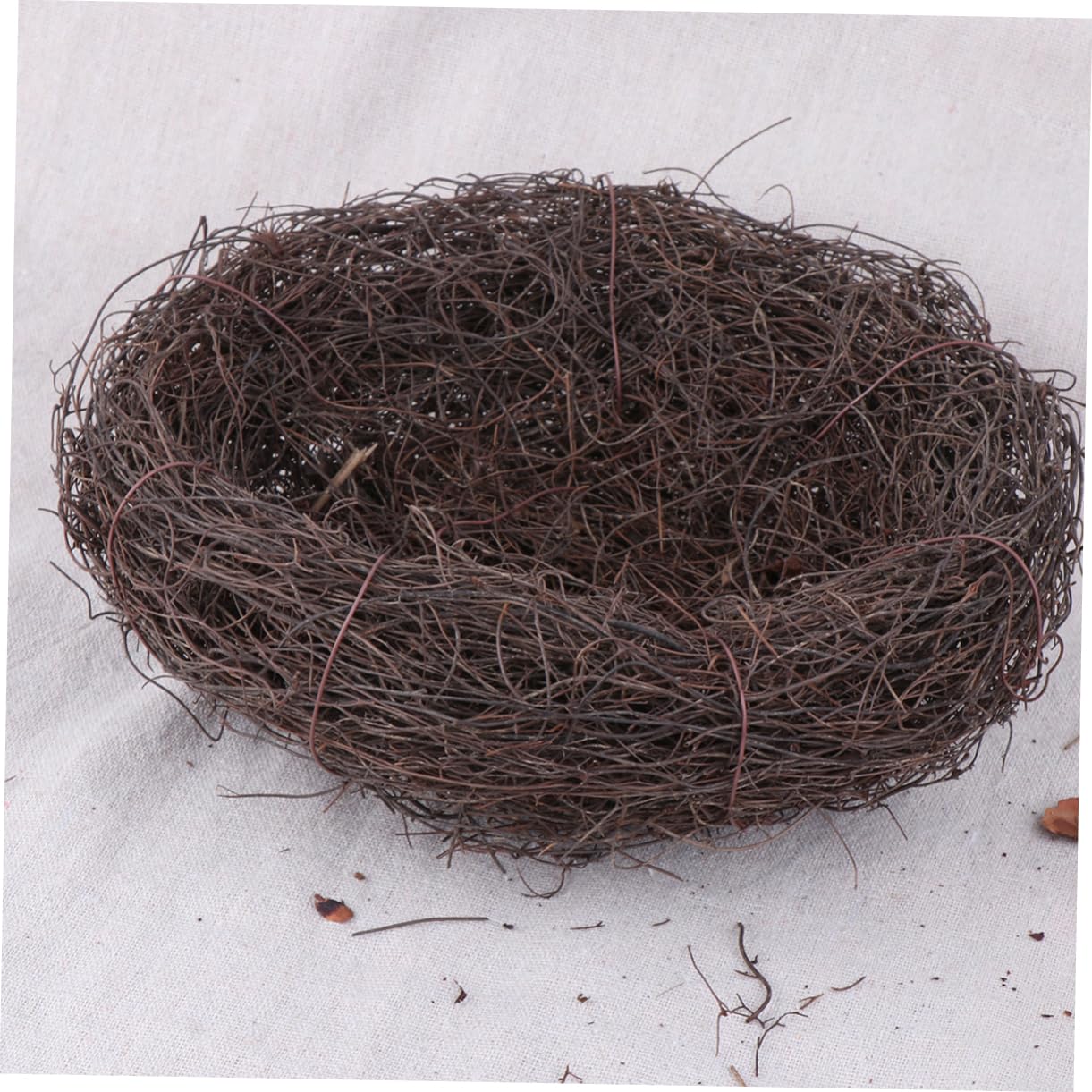 DOITOOL 3 Piezas casa de pájaros Naturales Cama Nido de cría de pájaros decoración Accesorios para jaulas Cama para Loros Invierno Decorar Canario Aves el Nido del pájaro De Madera