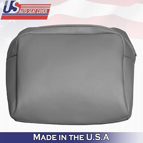 Miniatura 5 de U.S.AutoSeatCover 2000 para Ford F250 F350 F450 F550 Lariat - Funda de asiento de cuero para asiento trasero, color gris