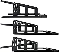 Vista 7 de Pein Racing & Flight Simulator Pedal Mount Soporte ajustable resistente para Logitech, Thrustmaster, Fanatec, MOZA Compacto y retráctil