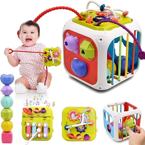 Cube d'activités Montessori 7 en 1, dès 18 mois AiTuiTui