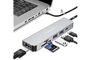 USB C Hub Adapter for MacBook Air Pro: The Indispensable 6-in-1 Connectivity Solution