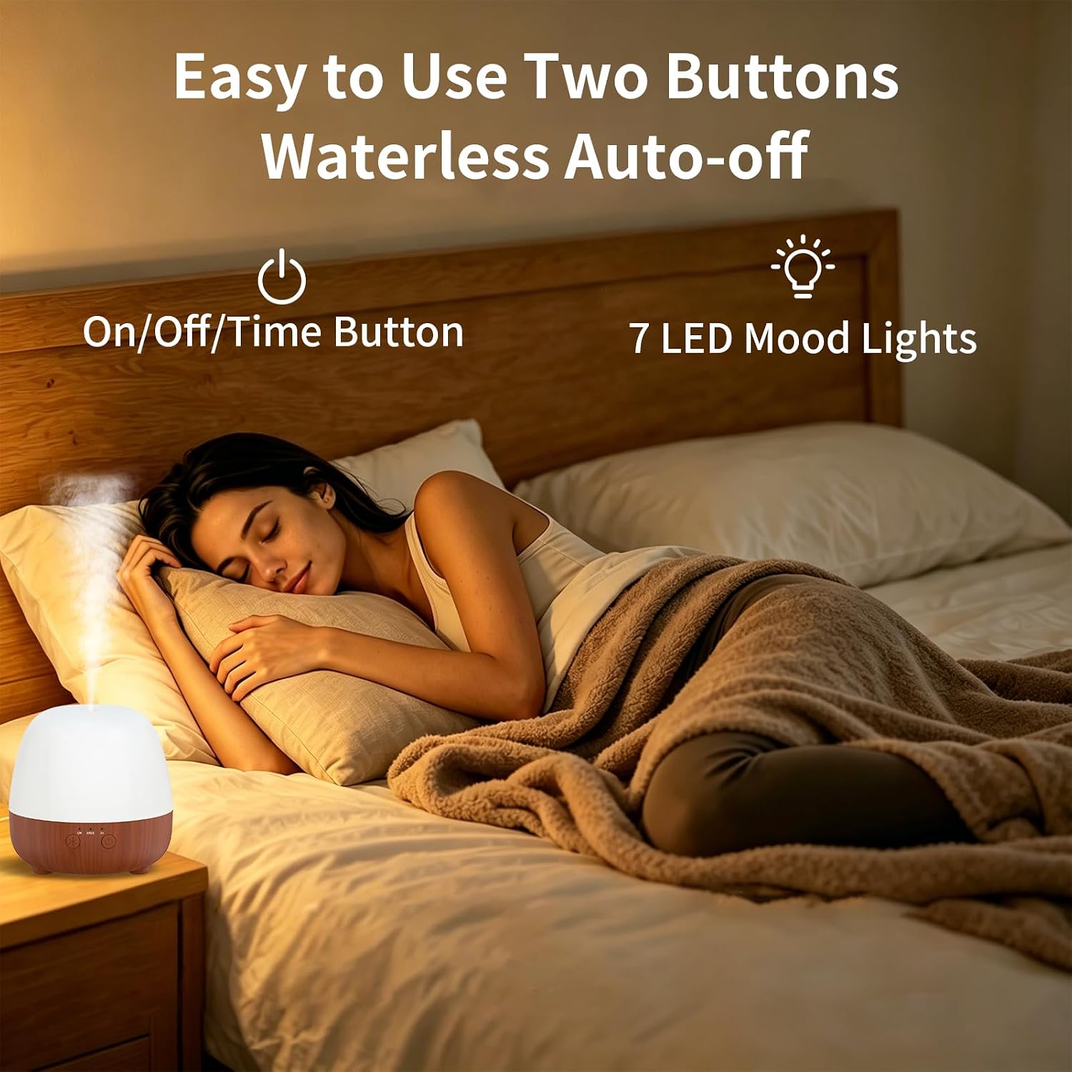 SPLITSKY 150ML Cordless Essential Oil Diffuser with Rechargeable Battery image 5
