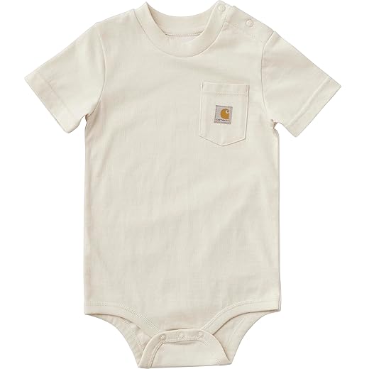 Carhartt Unisex Baby, Short-sleeve Bodysuit Pocket T-shirt