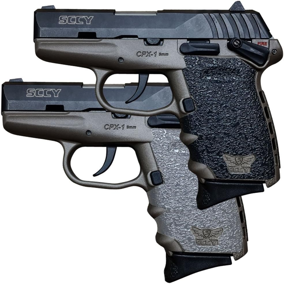 Grip Overlays in Grey for SCCY CPX-1 and CPX-2 Pistols