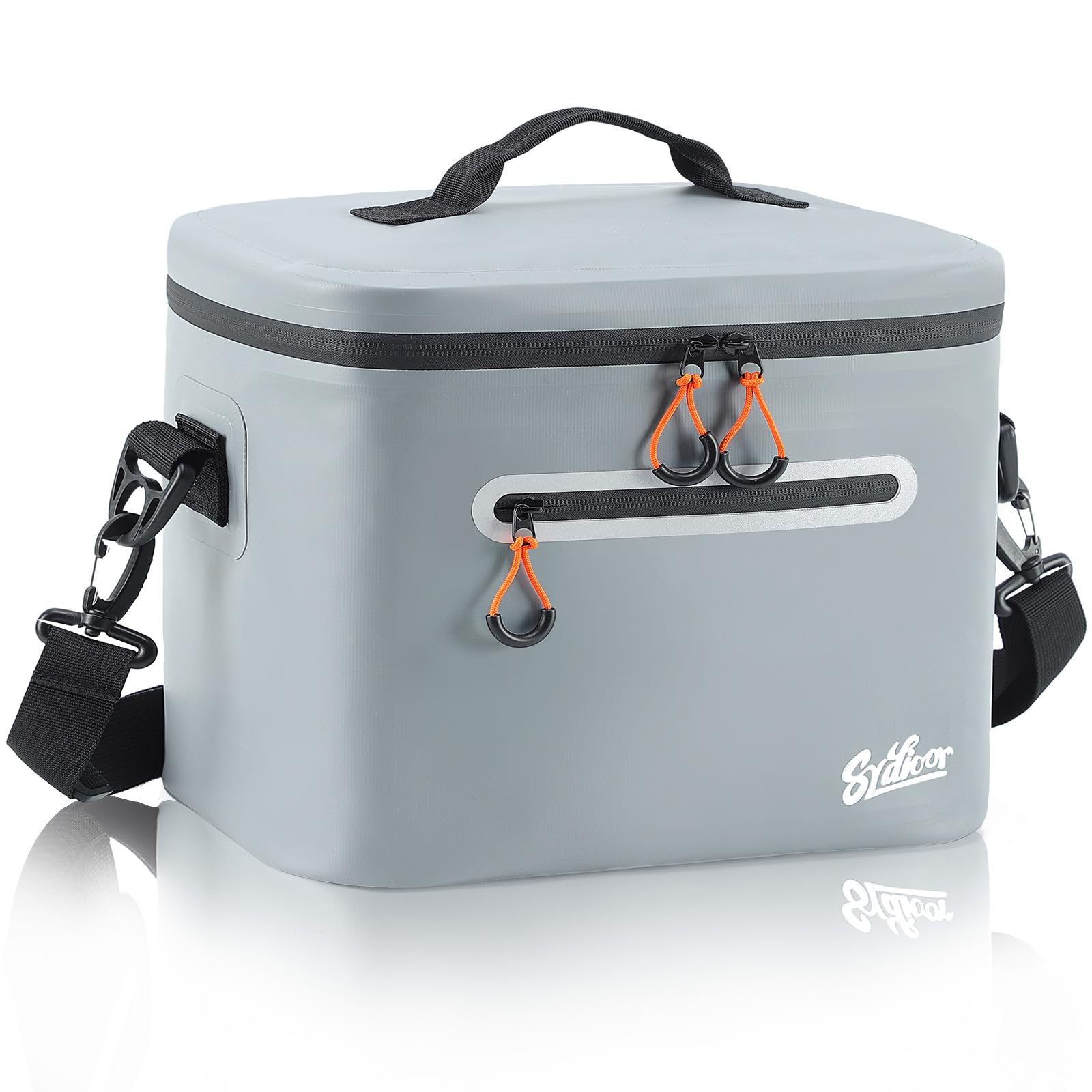 Sydioor 30 Can Large Cool Bag Insulated - Portable Cooler bag Waterproof & Leakproof Thermal Lunch Bag for Camping, Picnic, Beach, BBQ, Gift for Men & Women, Grey