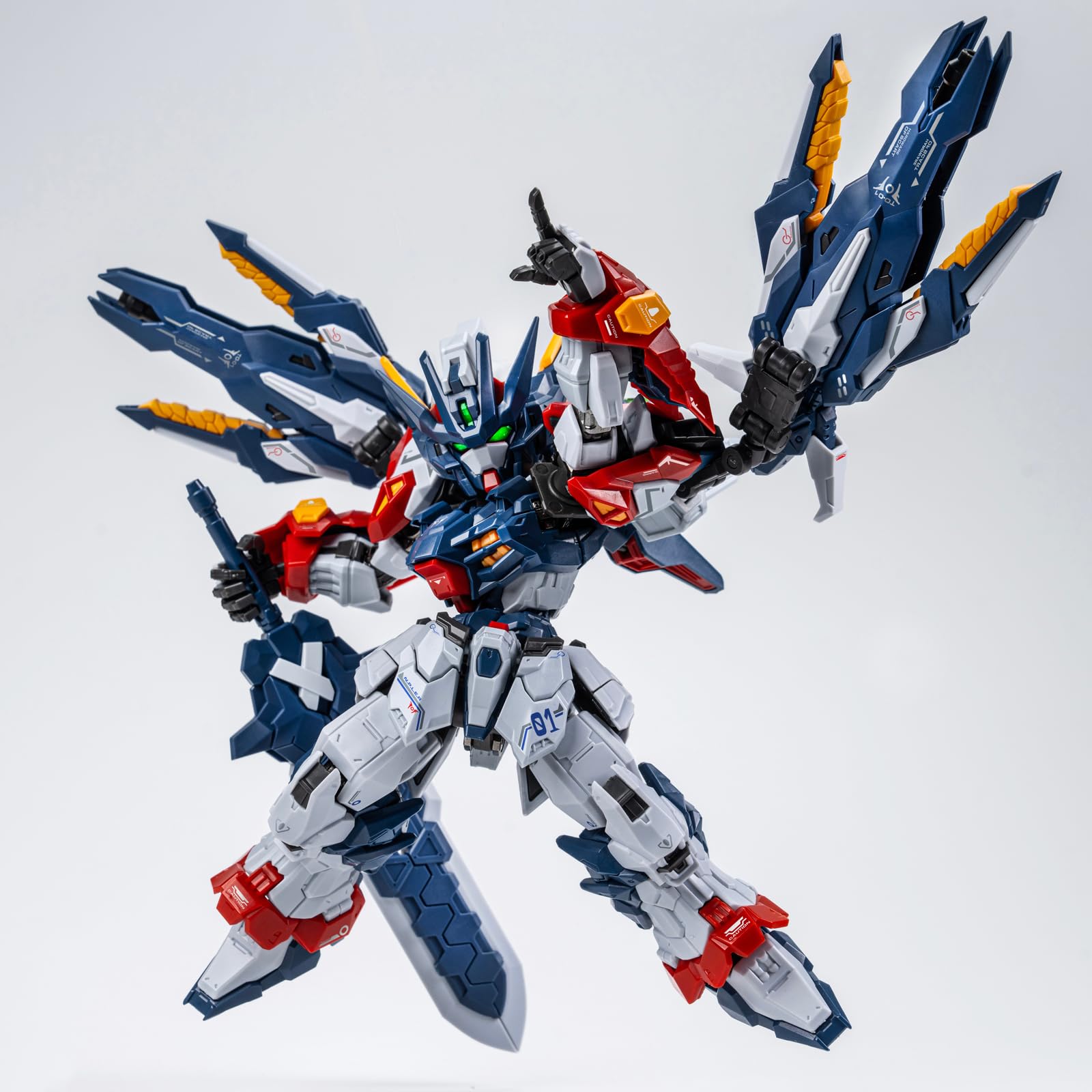 Pipigirl Mecha Assembly Mech Action Figure, Tian Wei, scheletro in lega completo, kit Mecha da collezione facile da montare, 14 cm