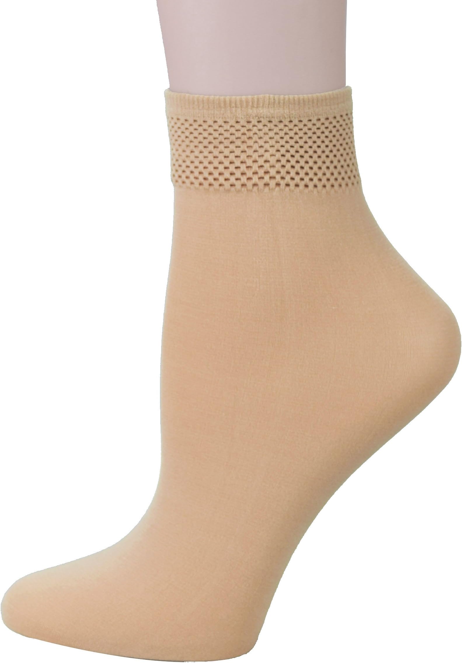Women's 10-12 Pairs Modal Opaque Ankle High Tights Hosiery Socks