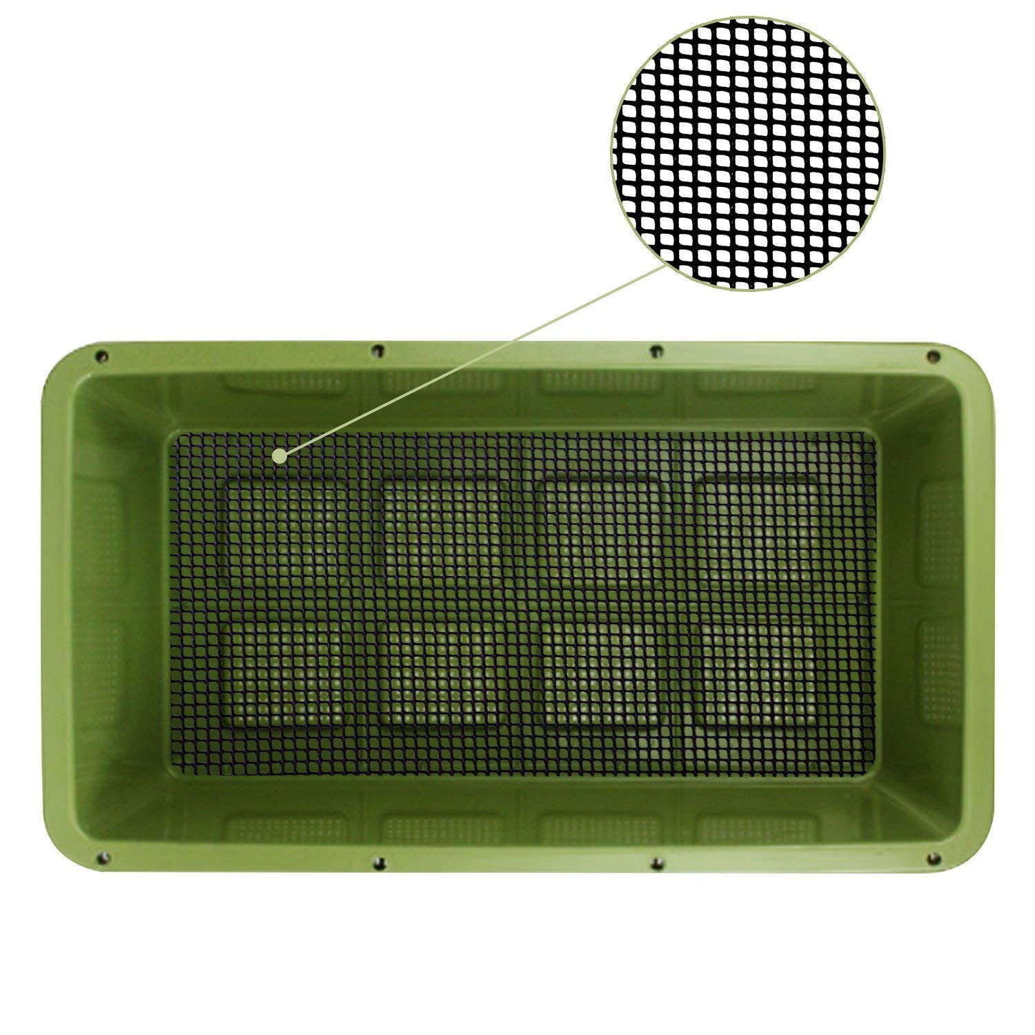 6er Set Pflanzgefäßeinsätze Aus Edelstahl – 3 Größen (25,4/27,9/33 Cm), Mit Drainagelöchern