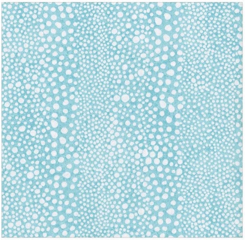 Caspari Pebble Paper Linen Luncheon Napkins in Seafoam, Four Packs of 15