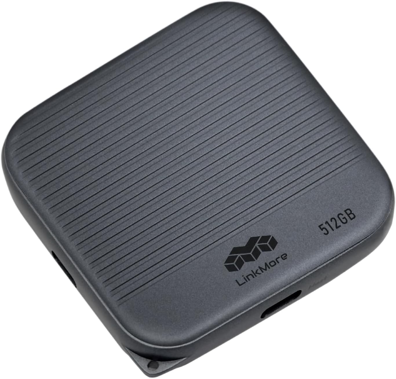 LinkMore 512GB Magnetic External Portable SSD – 950MB/s Read – for ProRes 4K – Phone SSD Compatible with MagSafe, USB-C, USB-A, iPhone 15/16, Mac, PC (NR P100)