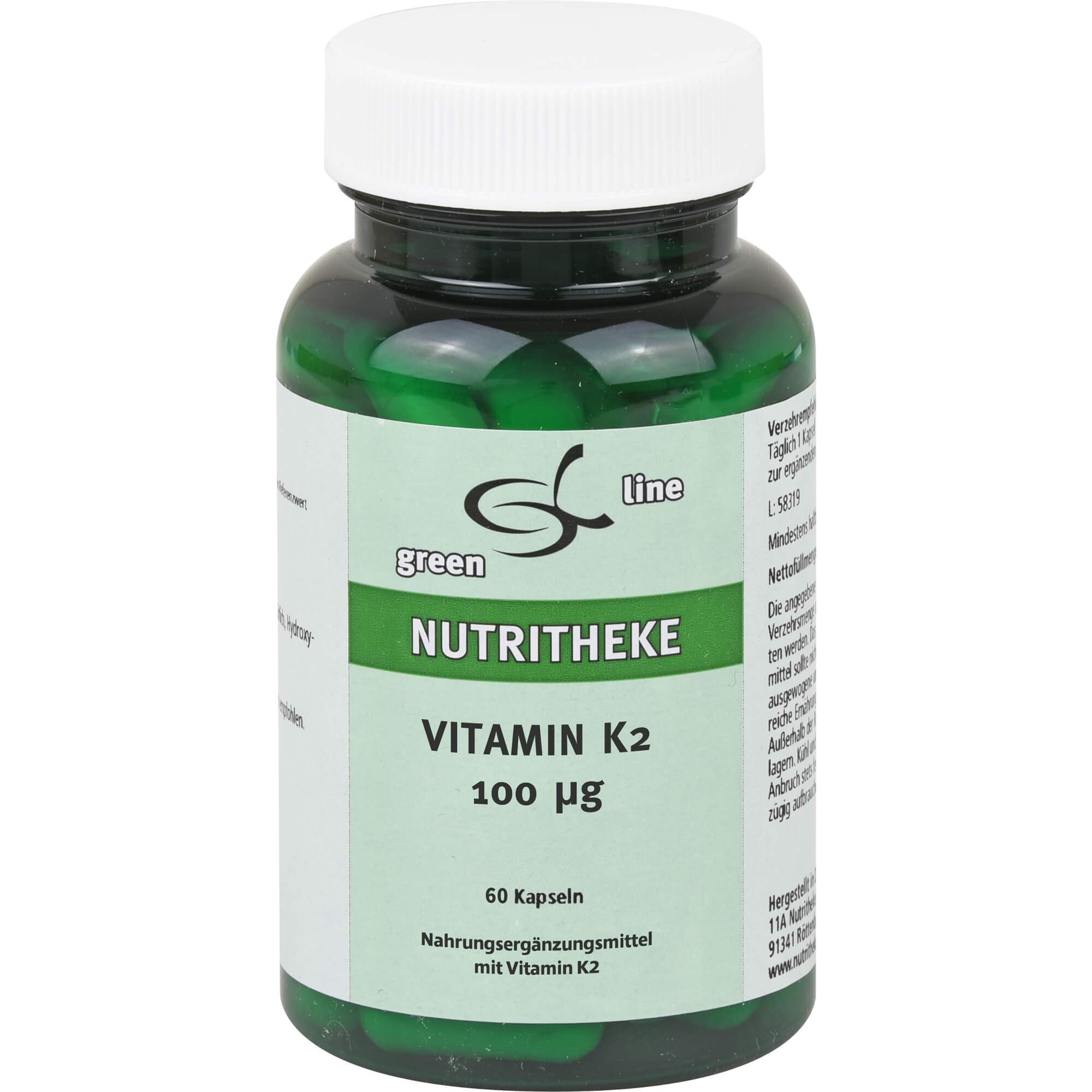 VITAMIN K2 100 myg Kapseln 60 St