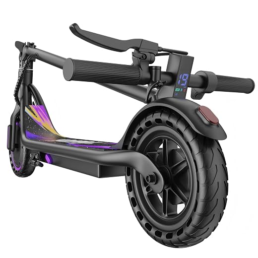 VOLPAM Q2 Electric Scooter — 350W, 19 MPH, 8.5-Inch Solid Tires