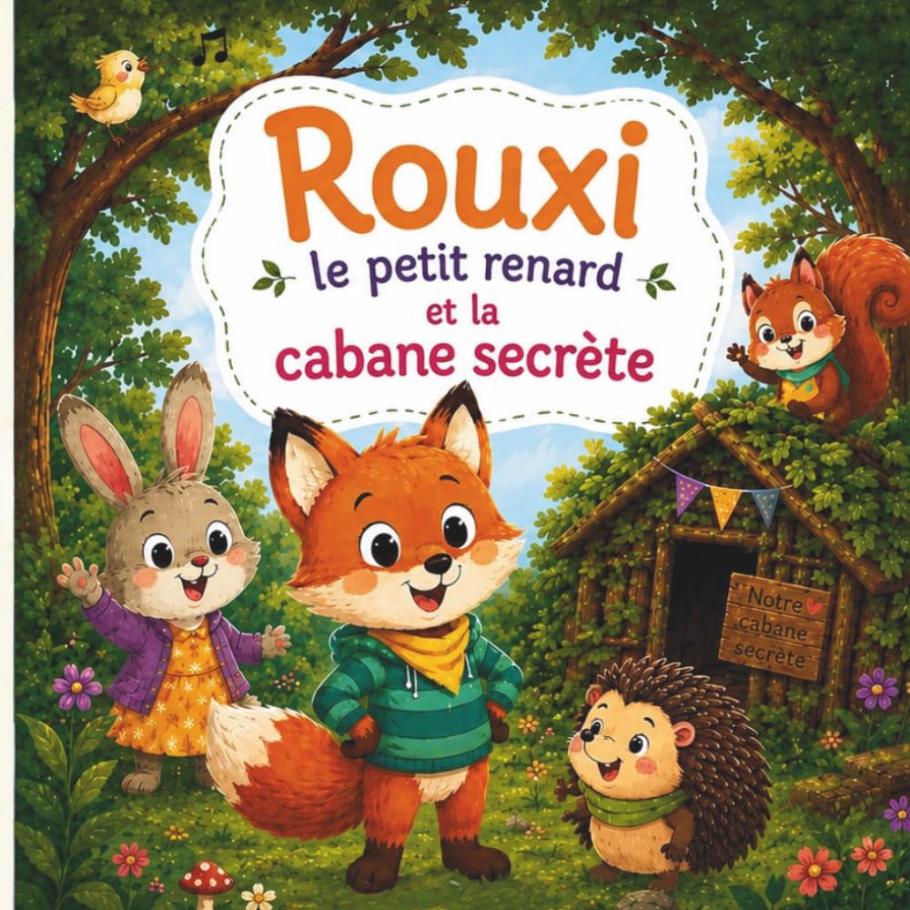 Rouxi le petit renard et la cabane secrète