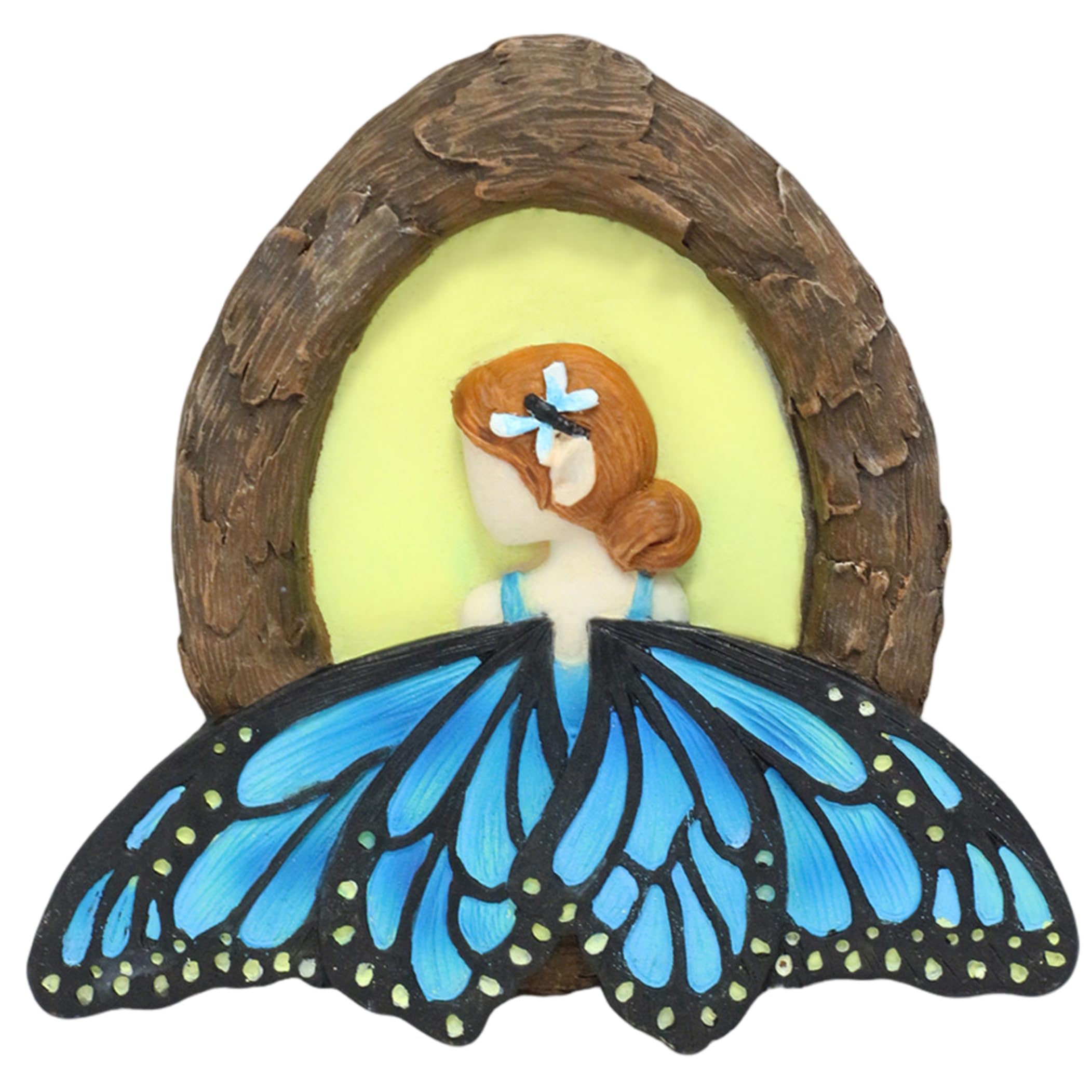 Yeaxxsqy Fairy Doors Glow-in-the-dark Resin Garden Fairy Decor