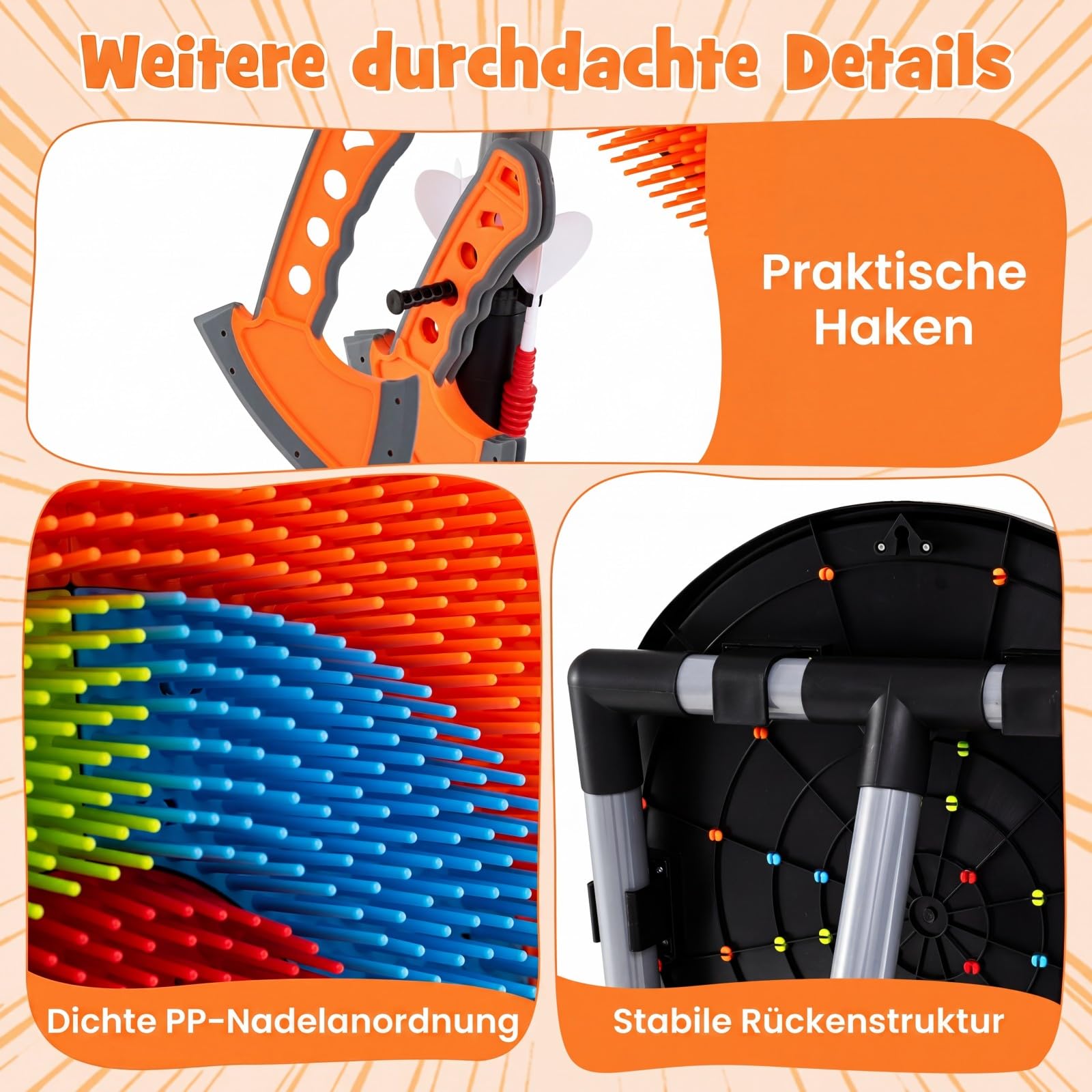 COSTWAY Axt Wurfspiel Set, 4 in 1 Wurfäxte Spiel | Mit Bogen, Zielscheibe, 6 Pfeilen, 4 Äxten, 4 sternförmigen Dartpfeilen, 4 Dartpfeilen, für Kinder & Erwachsene