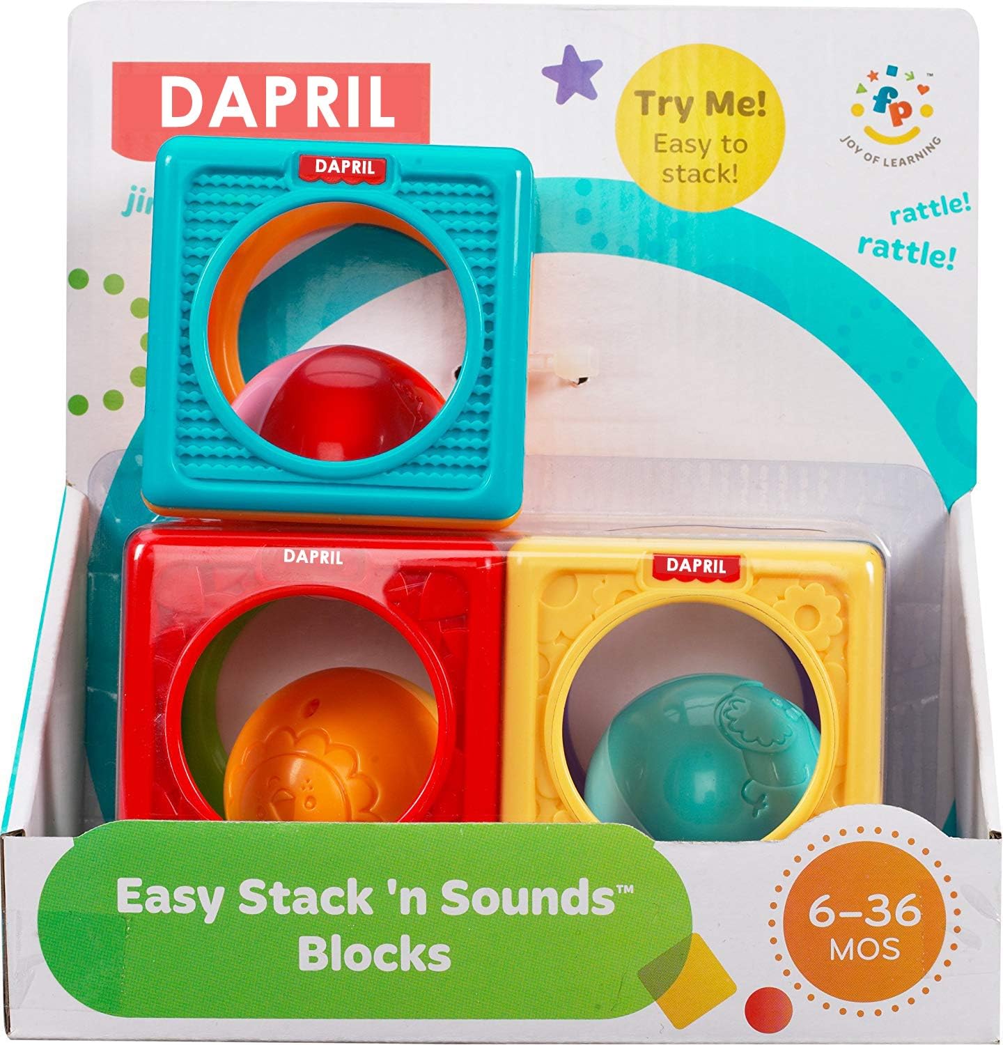 Fisher-Price Easy Stack 'n Sounds Blocks