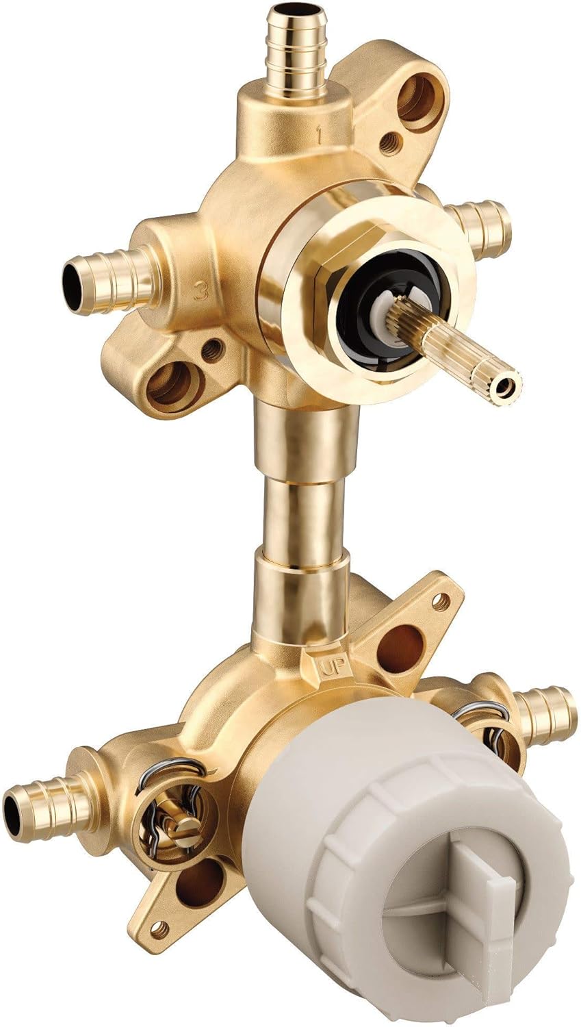 Flash Deals - 70% OFF Moen U362XS M-CORE 3-Series Mixing 3 or 6 Function Integrated Transfer Valve with Crimp Ring PEX Connections and Stops, or Unfinished 🔥 Cashback up to 70% Moen U362XS M-CORE 3-Series Mixing 3 or 6 Function Integrated Transfer Valve with Crimp Ring PEX Connections and Stops, or Unfinished