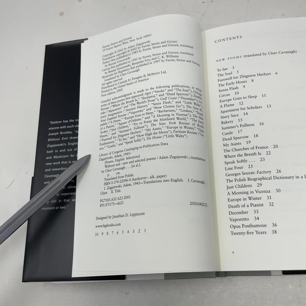 Without End Zagajewski, A - PT04