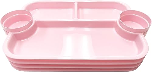 Bandeja de fiesta - Platos de fiesta innovadores multiusos versátiles convenientes para una fiesta, eventos, catering, escuela, hogar - Fabricado en