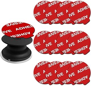 Very High Bond Sticky Adhesive, AZXYI 12 Pack Socket Sticky Adhesive Replacement Kit, 1.4 inches Double-Sided Stickers for Collapsible Grips Socket Base