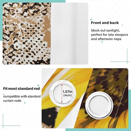 Miniatura 4 de Cortinas opacas para dormitorio, cubierta de ventana para dormitorio y sala de estar, persianas verticales de 84 pulgadas, cortinas transparentes