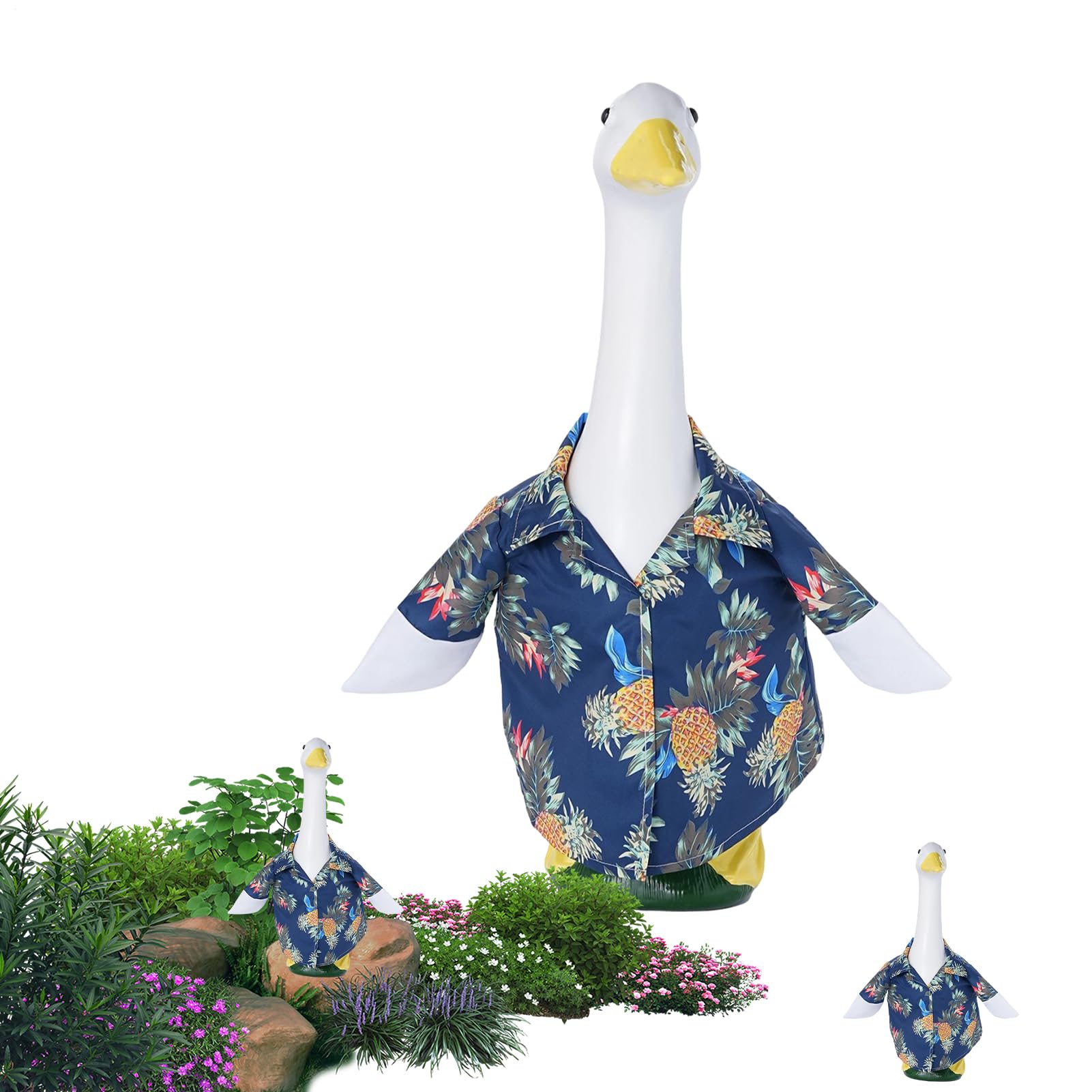 Tenues pour Oie de Porche Vêtements pour Statue Décorative Extérieur
