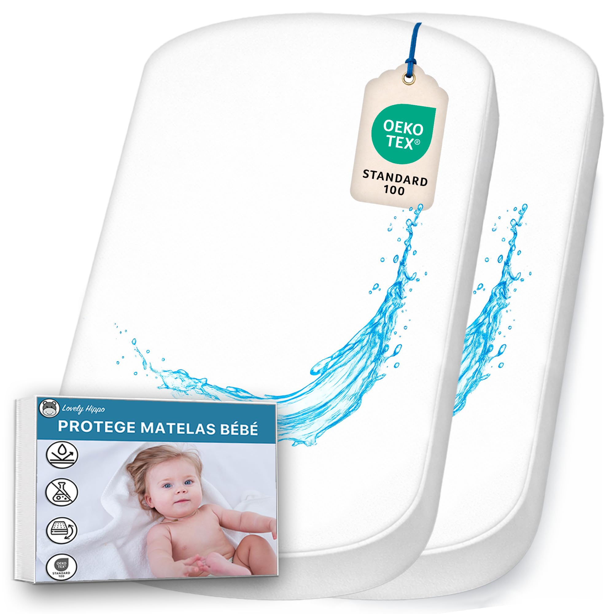Alèse cododo compatible Iora absorbante et respirante pour la peau de bébé