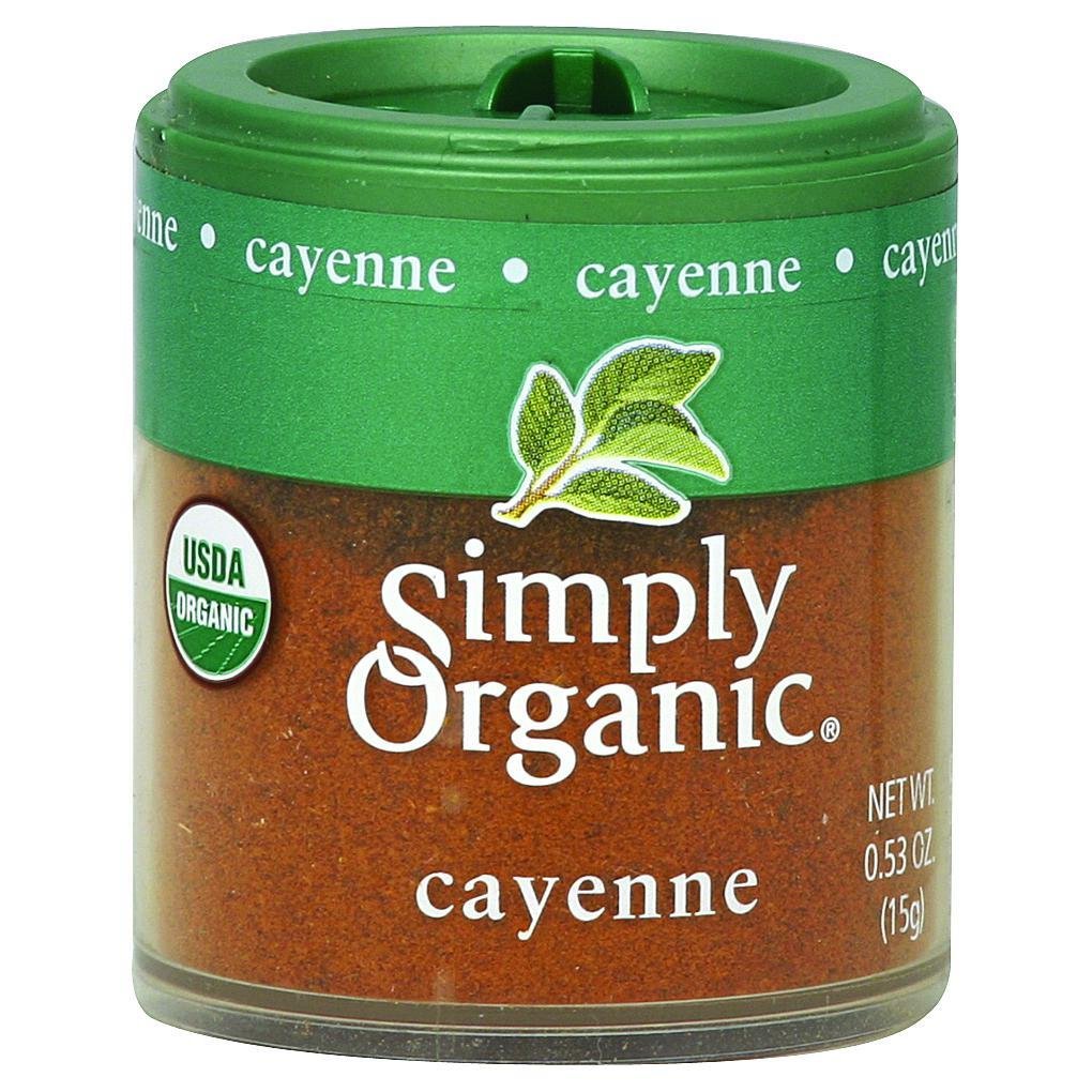 Simply Organic Mini Cayenne Pepper Ground, 0.53 oz