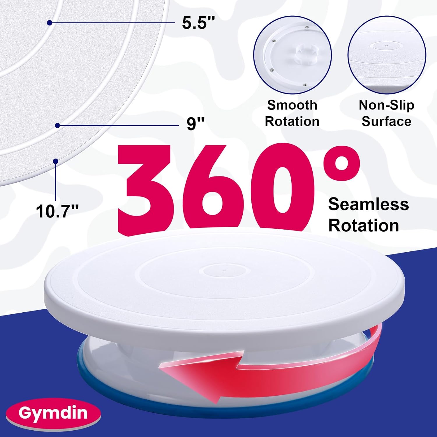 222 PCS Cake Decorating Kit - Includes Cake Turntable, Leveler, Piping Bags and Tips Set, 2 Frosting Spatulas, 3 Scrapers, 100 Cupcake Liners, Booklet and more Decorating Supplies