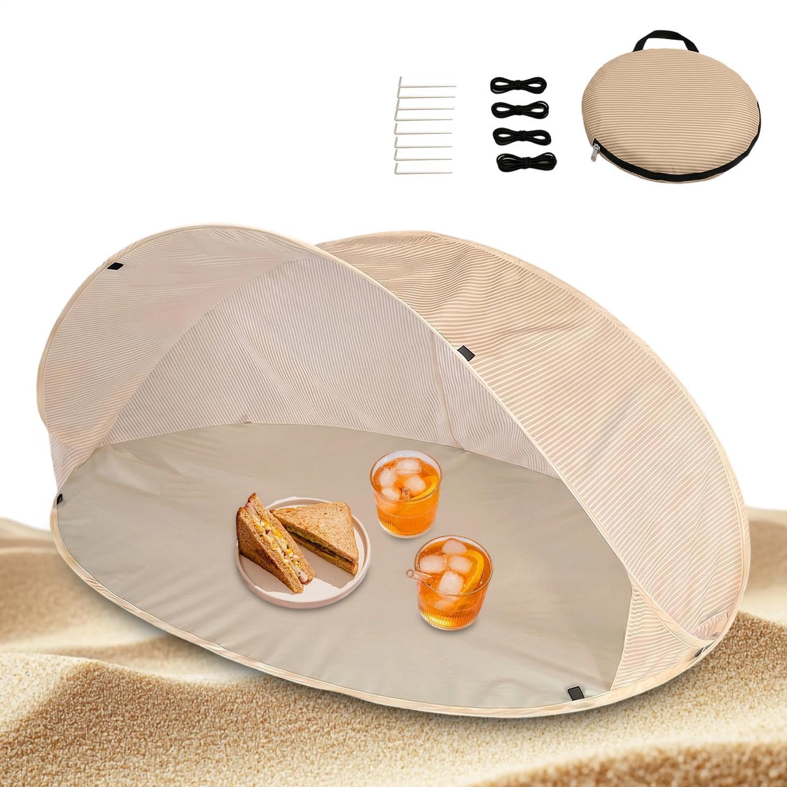 Plażowy Namiot Schronienie Przeciwsłoneczne Parasol Przeciwsłoneczny