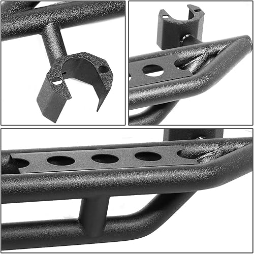 Miniatura 3 de DNA Motoring 4X4-T146 Par de Tubos de Acero Pesado de Tubería de Acero Deslizador Deslizador Nerf Step Bar Reemplazo