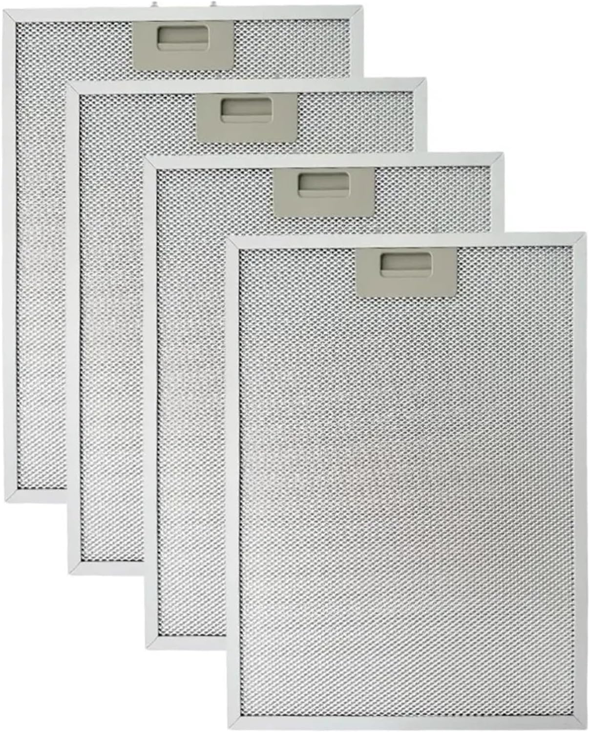 Replacement Accessories Aluminum Mesh Grease Vent Filters(4 Pcs),Compatible For Broan QP130 QP130BL QP130BLC，Ranges Hood- Model Code BPPFA30-A54Q