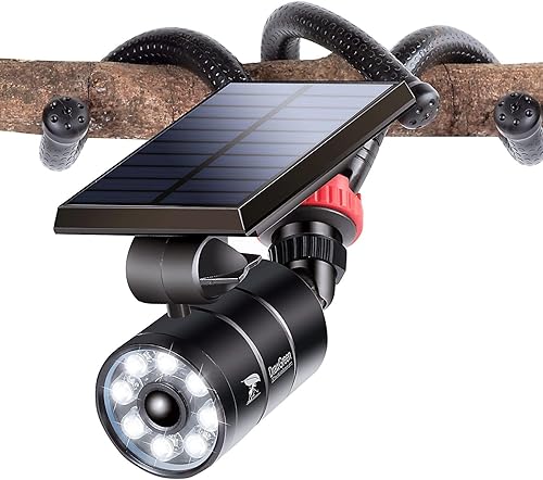 Miniatura 3 de Luces solares de aluminio con sensor de movimiento para acampar al aire libre, 1400 lúmenes, 9 W (equivalente a 130 W), focos de emergencia LED para