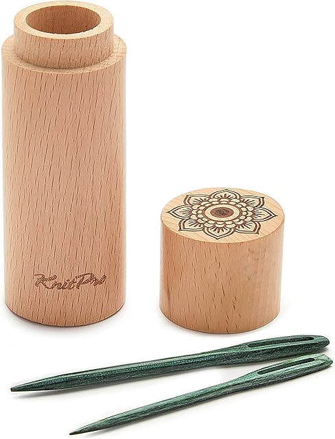 KNITPRO The Mindful Collection Teal Wooden Darning Needles, KP36635